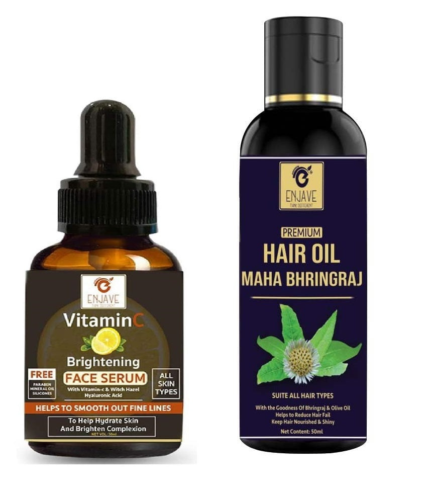 Belle Muod Herbal Hair Oil & Vitamin E face serum