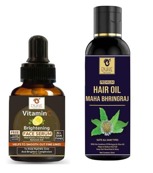 Belle Muod Herbal Hair Oil & Vitamin E face serum